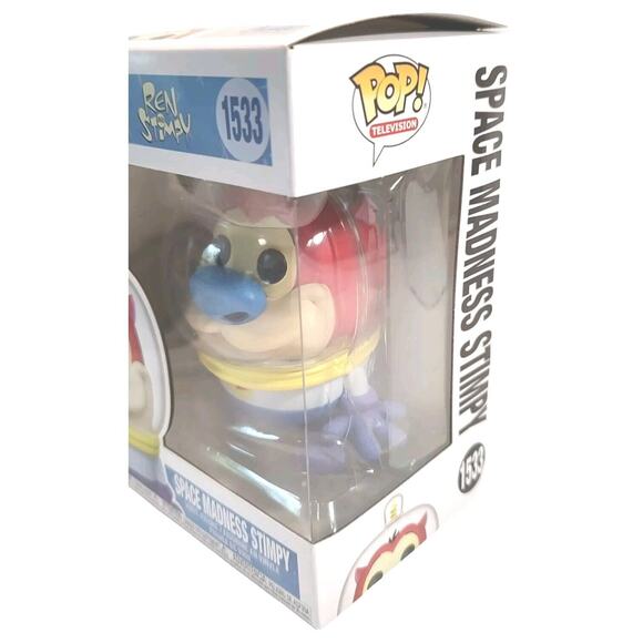 Funko Pop! Space Madness Stimpy #1533 Kids Toy Action Figure Collectible - Picture 10 of 11